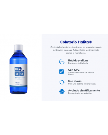 Enjuague Bucal HALITA® 500 ml